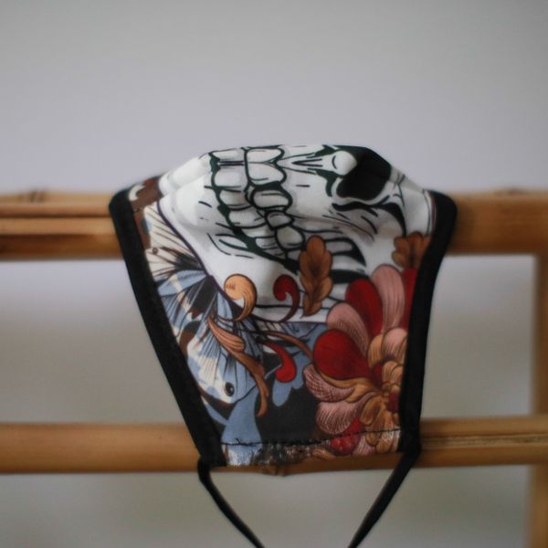 Herbruikbare Modieuse Gezichtsmaskers - Kleurrijke Calavera (Volwassen)