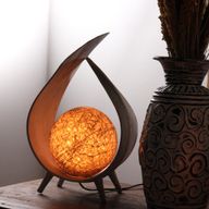Natuurlijke Kokos Blad Lamp - Natuurlijke Omslag