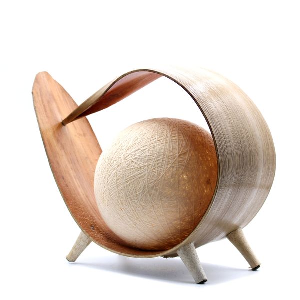 Natuurlijke Kokos Blad Lamp - Natuurlijke Lus