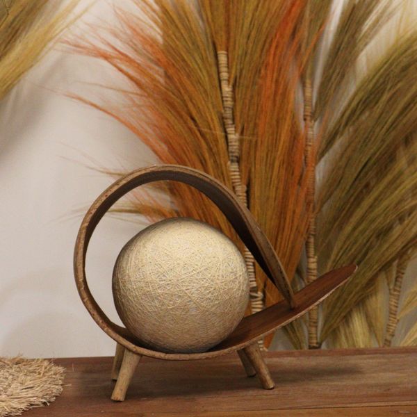 Natuurlijke Kokos Blad Lamp - Natuurlijke Lus