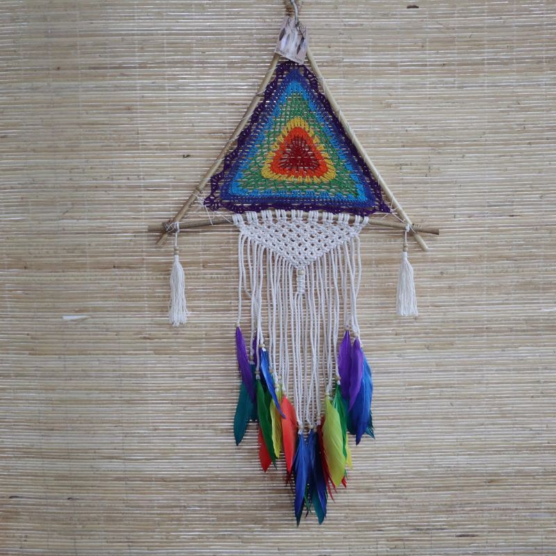 Bali Droomvangers  - Large - Kleurrijke Piramide