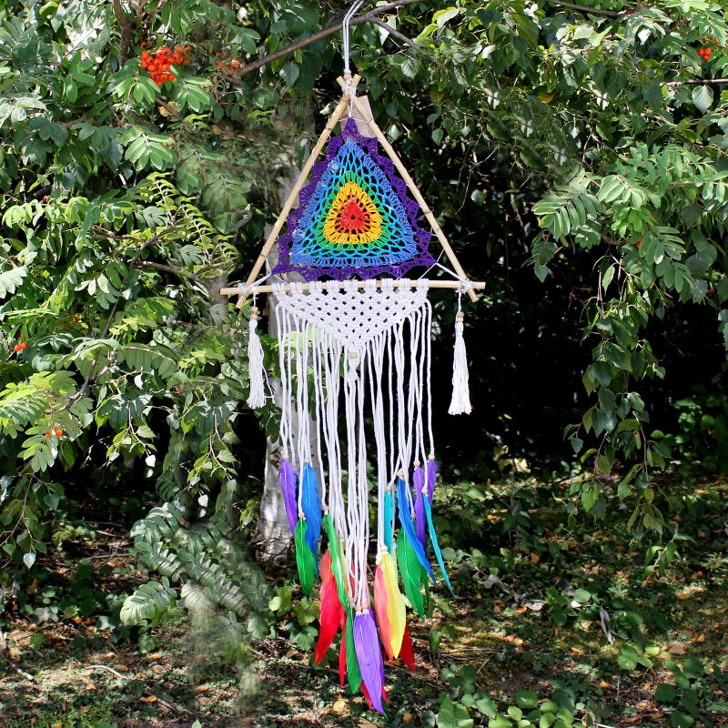 Bali Droomvangers  - Medium - Kleurrijke Piramide