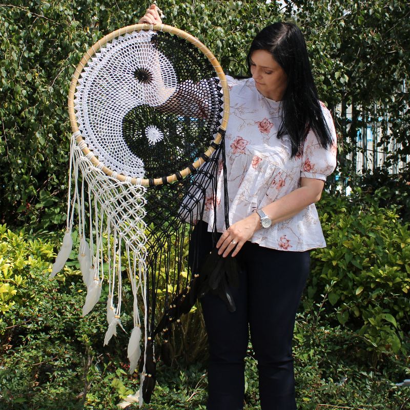 Bali Droomvangers  - XLarge - Ying Yang Dia: 50cm