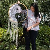 Bali Droomvangers  - XLarge - Ying Yang Dia: 50cm