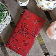Handgemaakte Leren Dagboek - Our Family Adventure Book - Bruin  (80 pages)