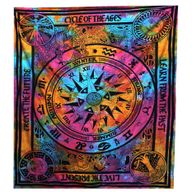 Bedsprei/Wandkleed Katoen - Dubbel - Cirkel der eeuwen - 235 x 210 cm