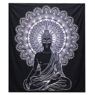Sprei/Wanddecoratie - Katoen - Boeddha - 230 x 200cm