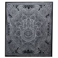 Sprei/Wanddecoratie - Katoen - Hamsa - 230 x 200cm