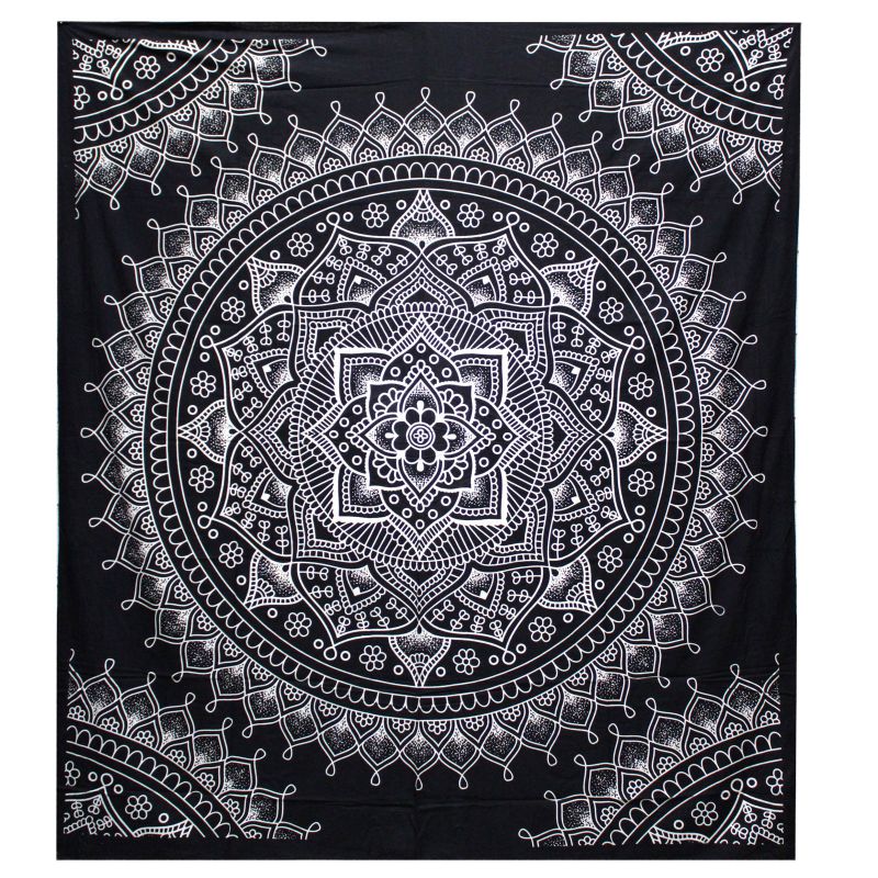 Sprei/Wanddecoratie - Katoen - Lotusbloem