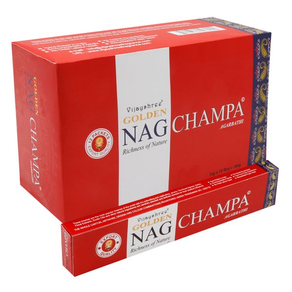 Golden Nag Wierook 15 gr - Champa