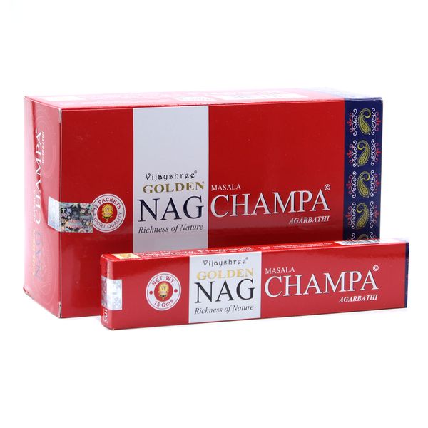 Golden Nag Wierook 15 gr - Champa