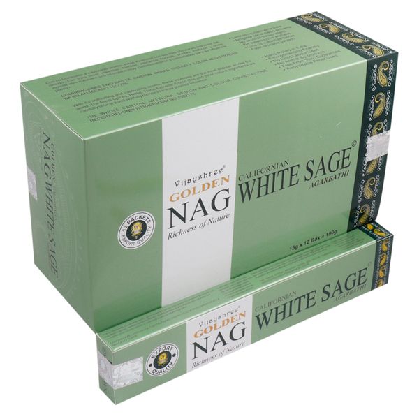 Golden Nag 15 gr Wierook - Witte Salie