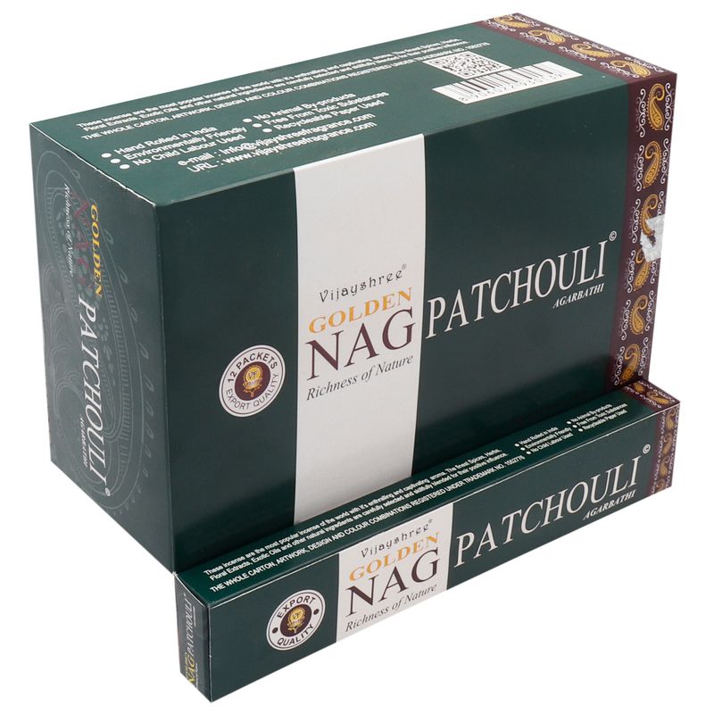 Golden Nag 15 gr Wierook - Pathouli