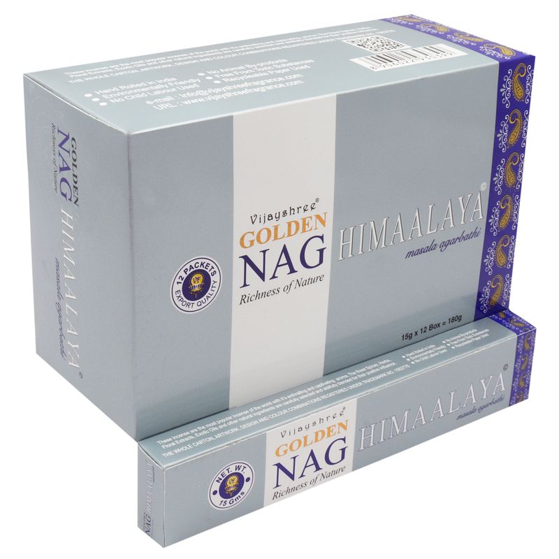 Golden Nag 15 gr Wierook - Himalaya