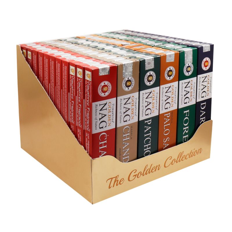Golden Wierook Collectie Doos 15gr  - 6 verschillende geuren