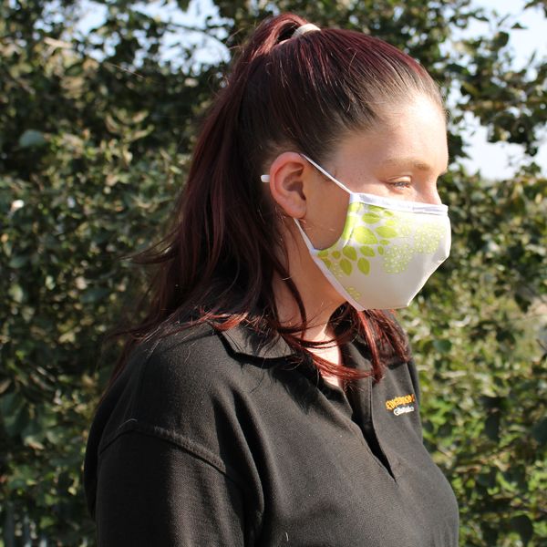 Herbruikbare Modieuse Gezichtsmaskers - Groene Bladeren (Volwassen)