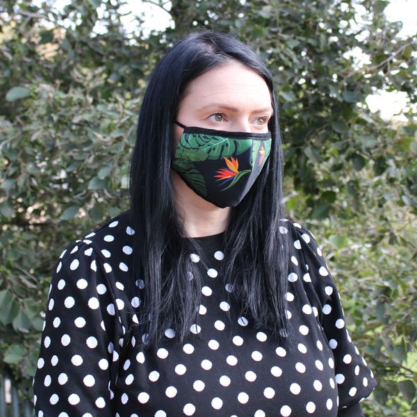 Herbruikbare Modieuse Gezichtsmaskers - Groene Jungle Volwassen