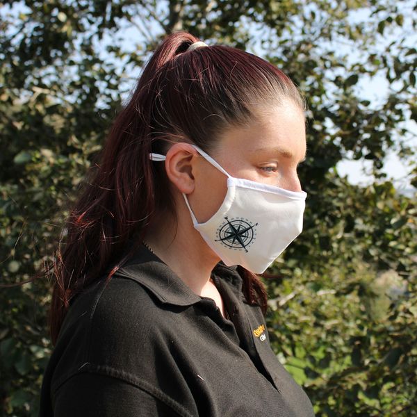 Herbruikbare Modieuse Gezichtsmaskers - Nautisch Kompas (Volwassen)