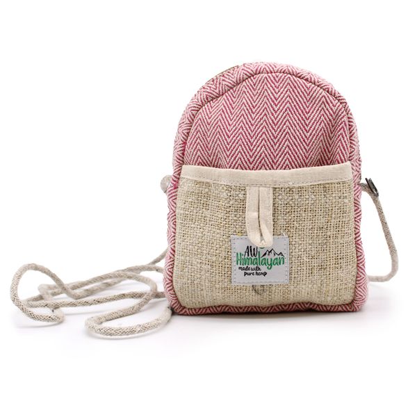 Mobiele Hemp Tas met Schouderband - Gemengde Kleuren
