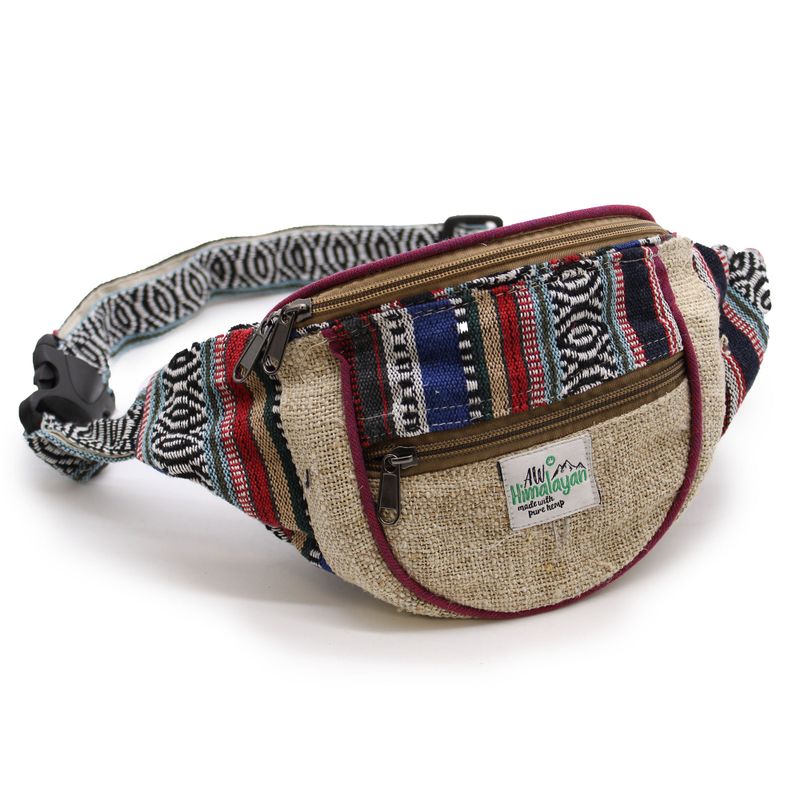 Bum Bag - Hemp & Cotton Random Design