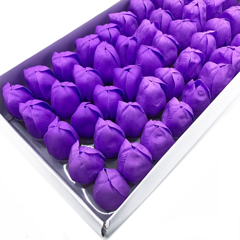 Ambachtelijke Zeep Bloem - Medium Tulp - Lavendel