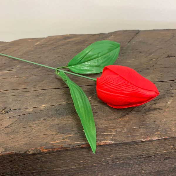 Ambachtelijke Zeep Bloem - Medium Tulp - Rood