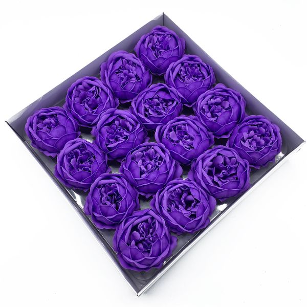 Ambachtelijke Zeep Bloem - Extra Large Pioen - Lavendel