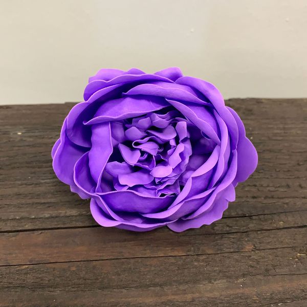 Ambachtelijke Zeep Bloem - Extra Large Pioen - Lavendel