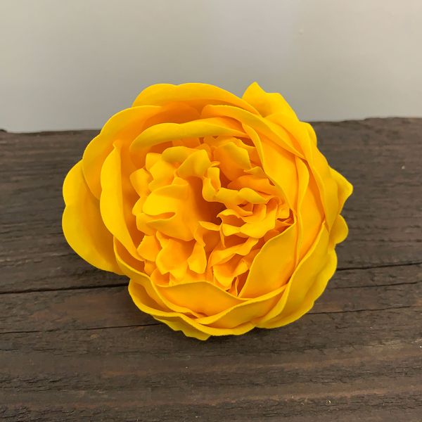 Ambachtelijke Zeep Bloem - Extra Large Pioen - Geel