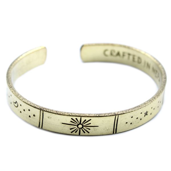 Inspiratie Armband - Brass Zonsopgang, Galaxy, Sterren, Aarde