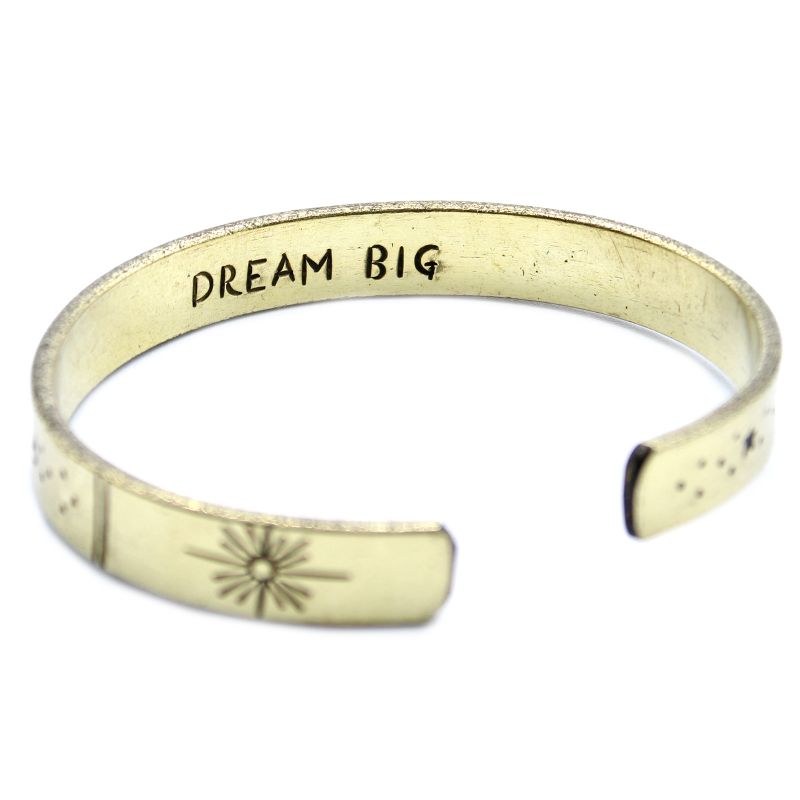 Inspiratie Armband - Brass Zonsopgang, Galaxy, Sterren, Aarde