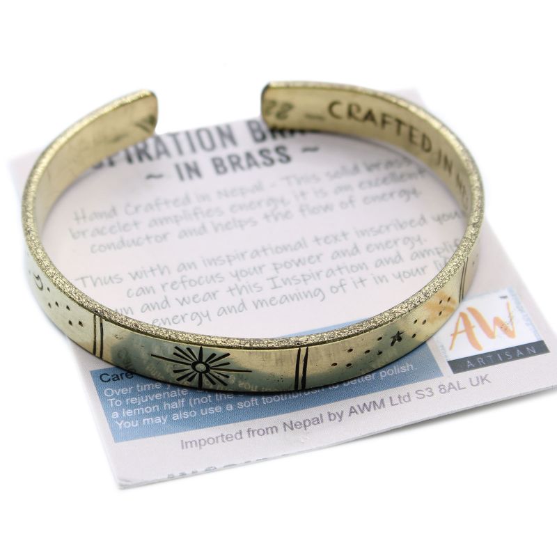 Inspiratie Armband - Brass Zonsopgang, Galaxy, Sterren, Aarde