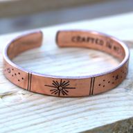 Inspiratie Armband - Koper Zonsopgang, Galaxy, Sterren, Aarde