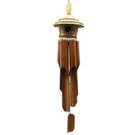 Grote Ronde Zeegras Nestkast met Windgong 56x20cm