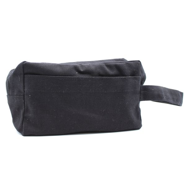 Toilettas Zwart Katoen 285ml - Klassiek Vierkant 20cm x 12cm x 6cm