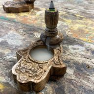Backflow Wierook Brander - Mangohout - Small - Hamsa