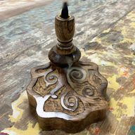 Backflow Wierook Brander - Mangohout - Small- Tree of Life