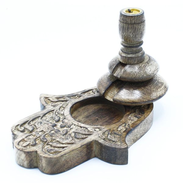 Backflow Wierook Brander - Mangohout - Medium - Hamsa
