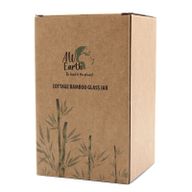 Glazen Voorraadpotten met Bamboo Deksel - 15cm
