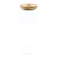 Glazen Voorraadpotten met Bamboo Deksel - 20cm