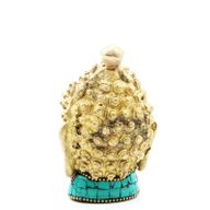 Geelkoper Boeddhabeeld  - Mid Hoofd- 8 cm