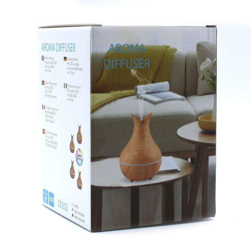 Aroma Verstuiver - Palermo - USB - Wisselende Kleuren - Timer