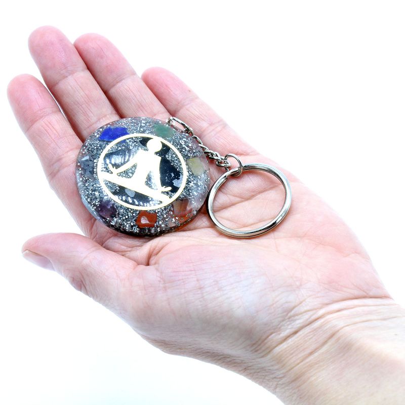 Orgonite Power Sleutelhangers - Boeddha Zeven Chakra