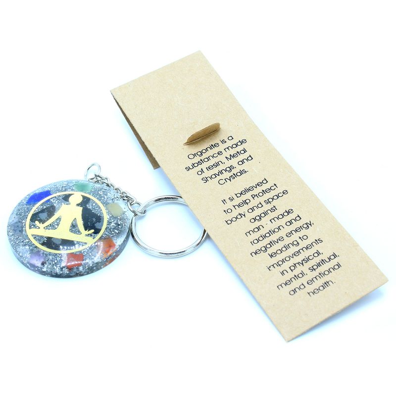 Orgonite Power Sleutelhangers - Boeddha Zeven Chakra