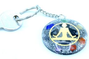 Orgonite Power Sleutelhangers - Boeddha Zeven Chakra