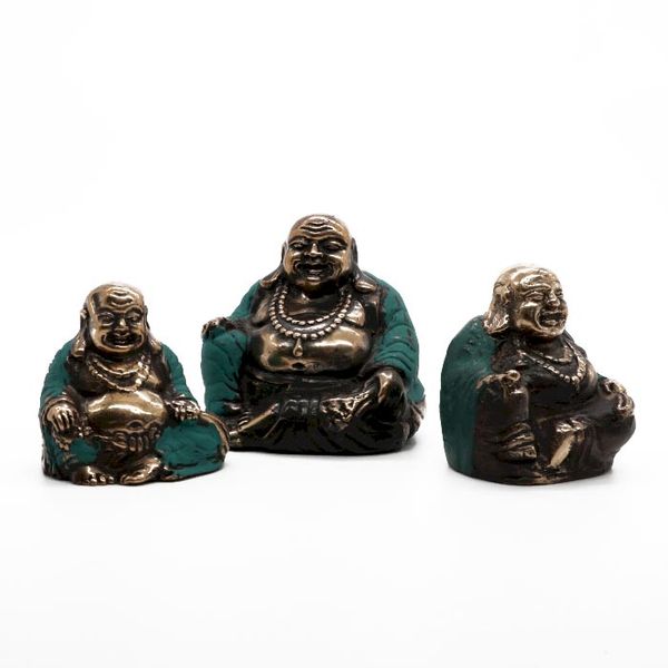 Happy Boeddha's - Set van 3 (mixed maten)