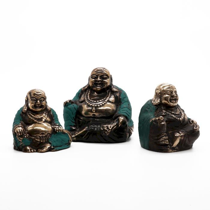 Happy Boeddha's - Set van 3 (mixed maten)