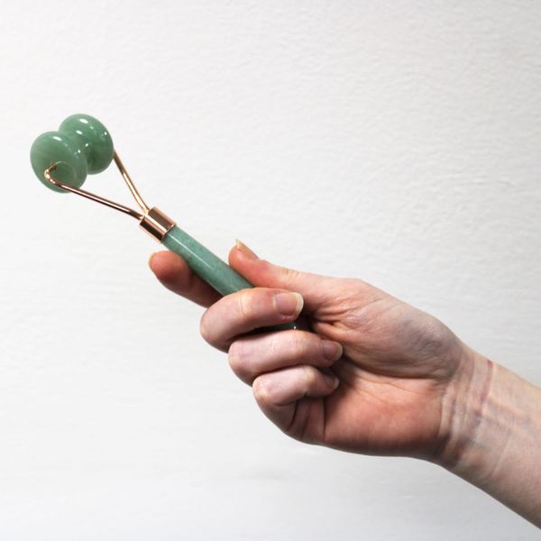 Edelsteen Mini Gezichts  Roller- Jade