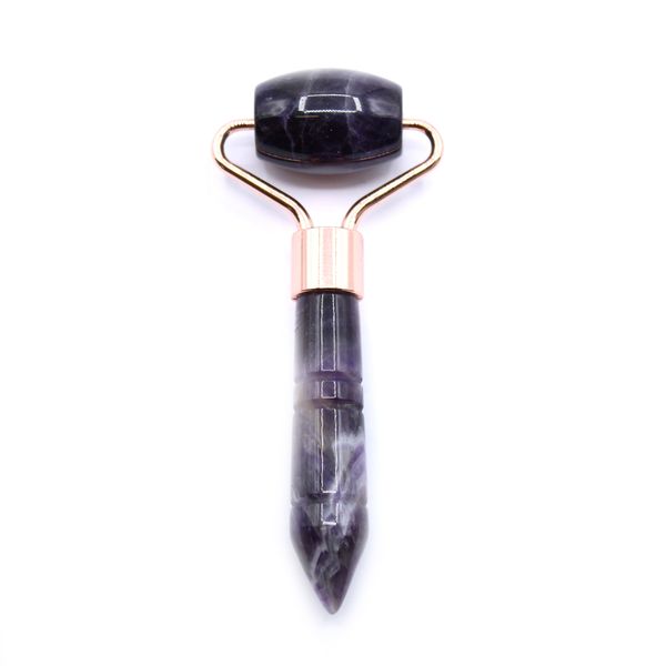 Edelsteen Mini Gezichts  Roller - Amethist