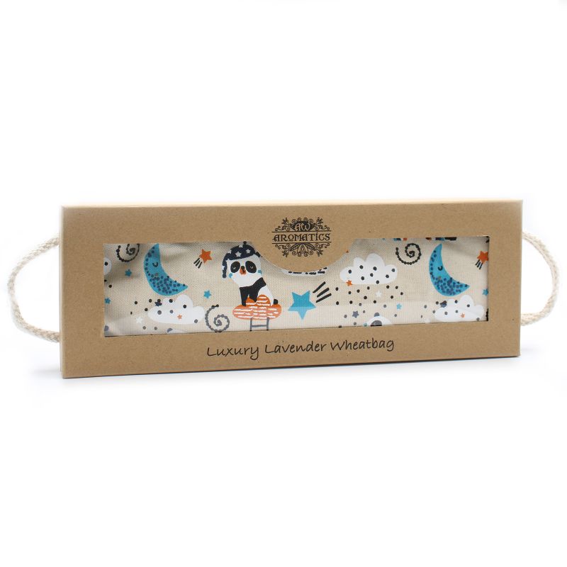 Luxe Lavendel Tarwezak in Cadeau Verpakking - Slapende Panda